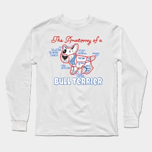 Anatomy of a bull terrier Long Sleeve T-Shirt